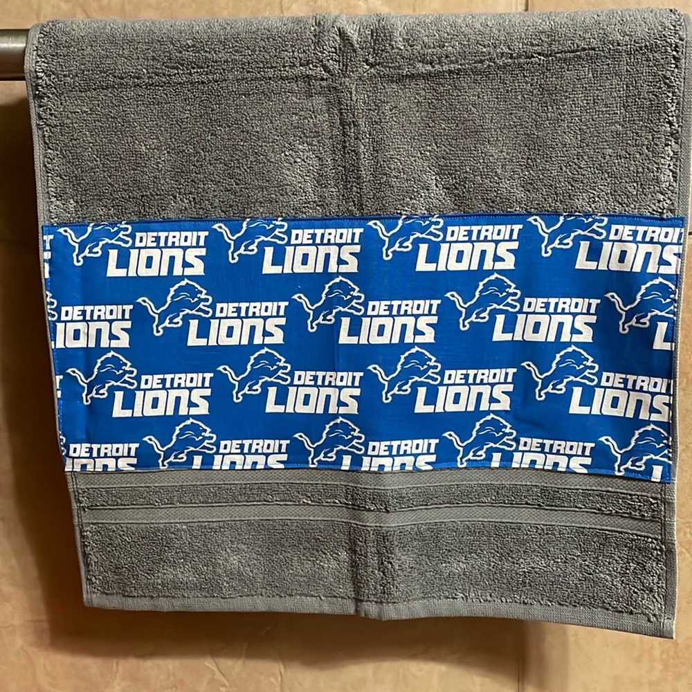 New NFL Lions hand towel